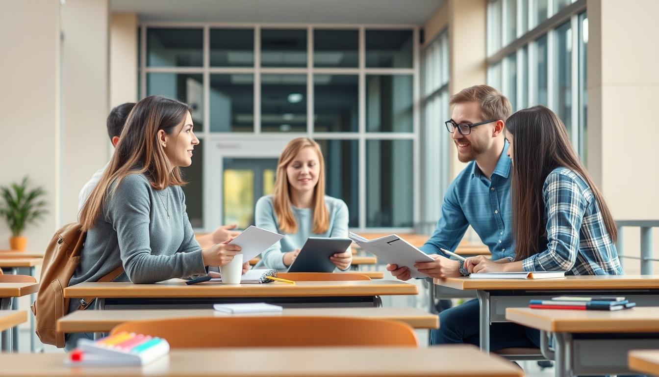 Digital learning platform with online study materials